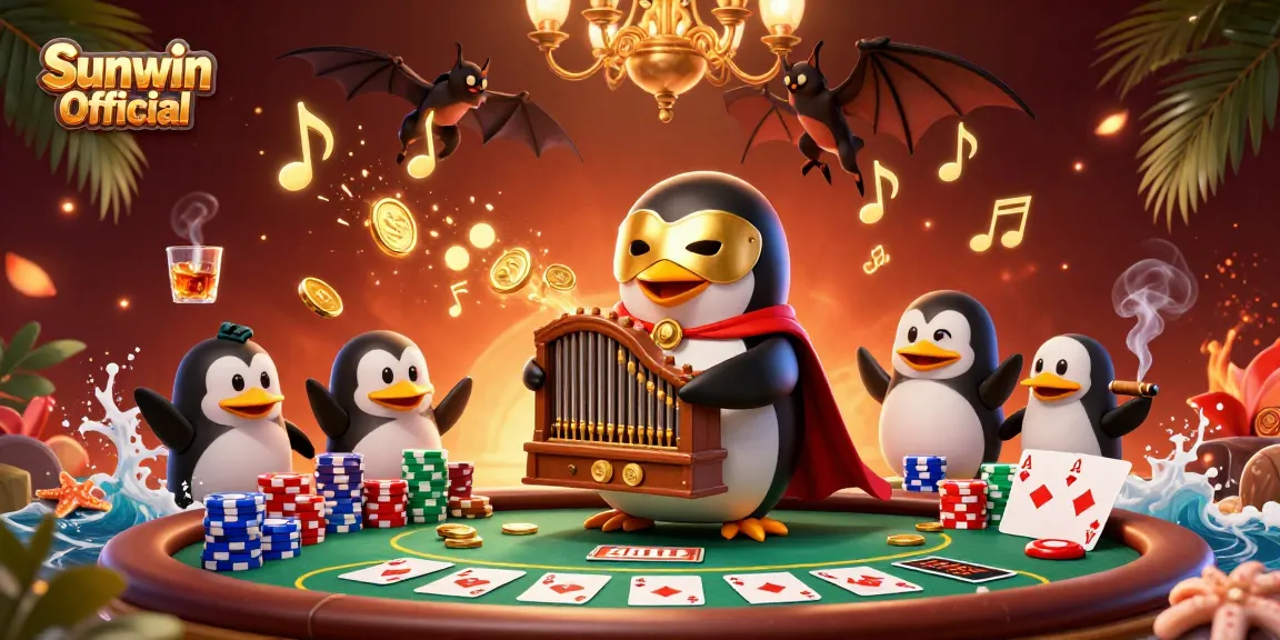 Experience thrilling wins with Sunwin Official at this vibrant casino scene filled with dynamic poker action.